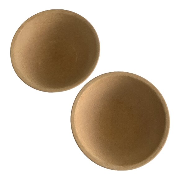 Pair of Vintage Silite Melamine Bowls Tan 7.5" Mid Century Chicago USA - Picture 1 of 3